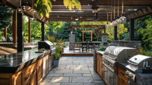 outdoor kitchen